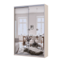 Шкаф купе Doros Сити Лайт Кашемир 2 Зеркала 150х45х225 (80736362)