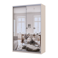 Шафа купе Doros Сіті Лайт Кашемір 2 Дзеркала 150х60х225 (80736359)