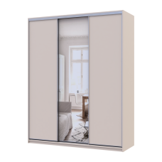 Шафа купе Doros Сіті Лайт Кашемір 2 ДСП / 1 дзеркало 180х60х225 (80736371)
