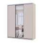 Шафа купе Doros Сіті Лайт Кашемір 2 ДСП / 1 дзеркало 180х60х225 (80736371)