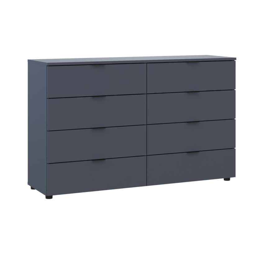 Комод Doros Рон 8 Графит 8 Ящик 130х38х81 (41516173)