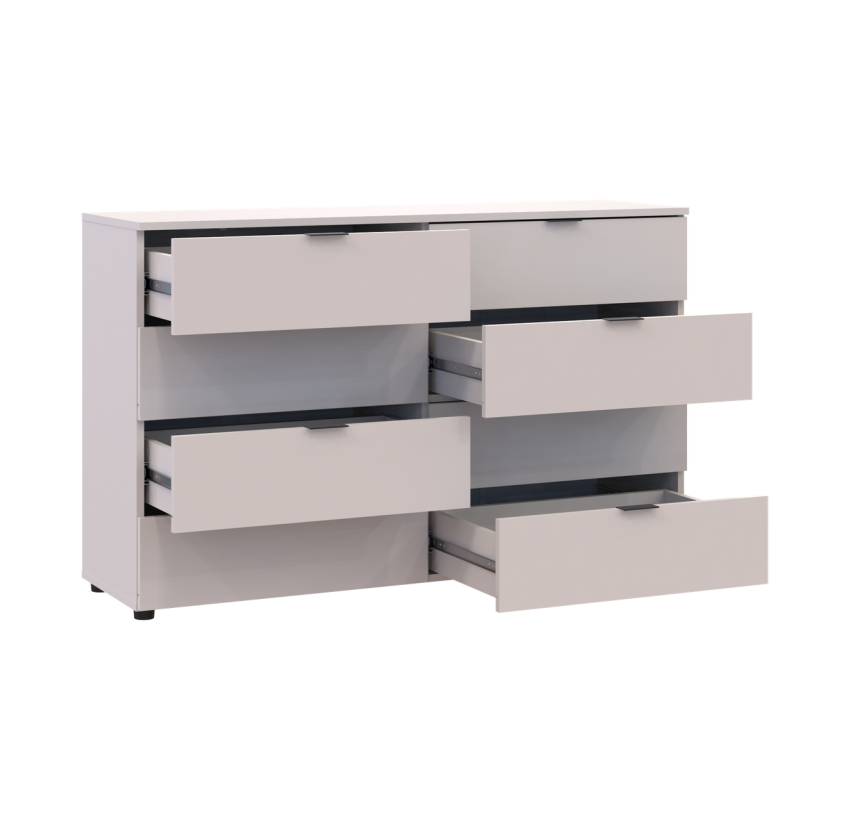 Комод Doros Рон 8 Кашемир 8 Ящик 130х38х81 (41516171)