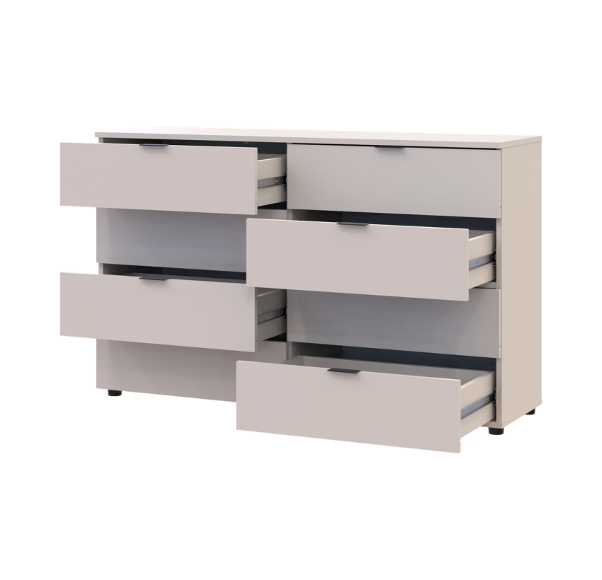 Комод Doros Рон 8 Кашемир 8 Ящик 130х38х81 (41516171)