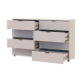Комод Doros Рон 8 Кашемир 8 Ящик 130х38х81 (41516171)