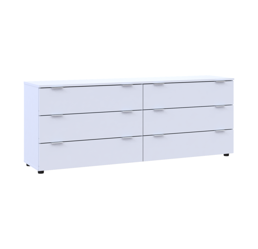 Комод Doros Рон 9 Белый 6 Ящик 160х38х62 (41516175)