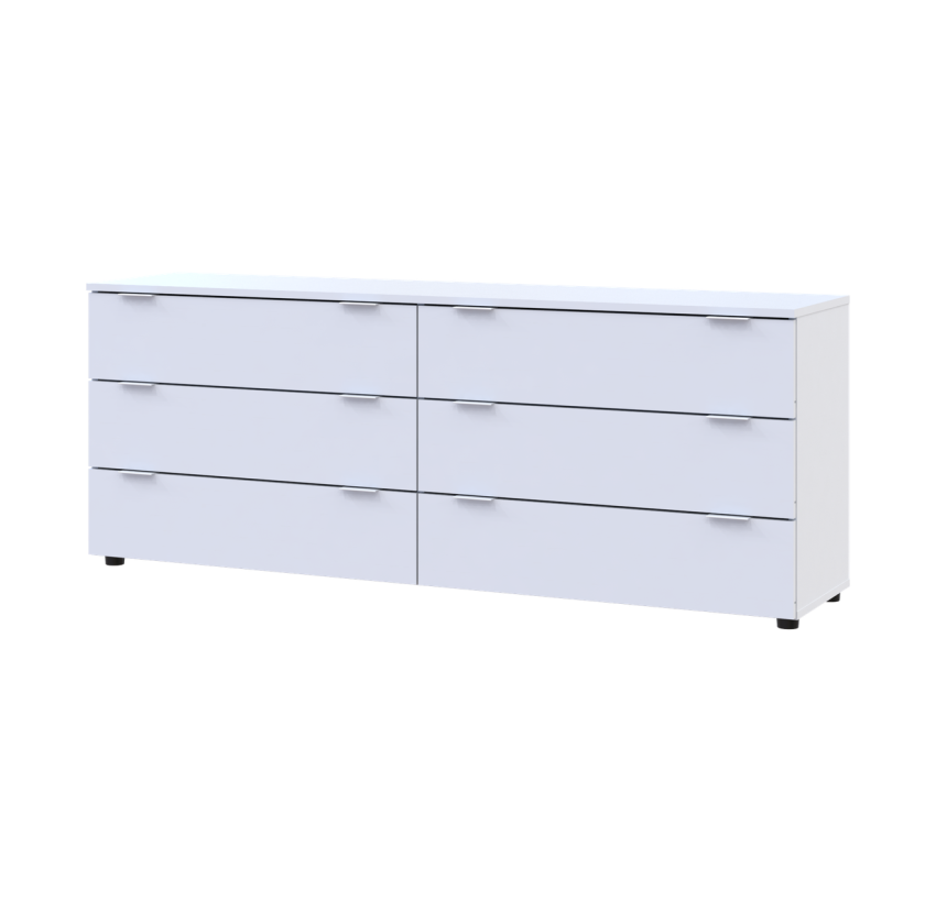 Комод Doros Рон 9 Белый 6 Ящик 160х38х62 (41516175)
