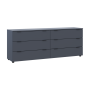 Комод Doros Рон 9 Графіт 6 Шухлядок 160х38х62 (41516176)
