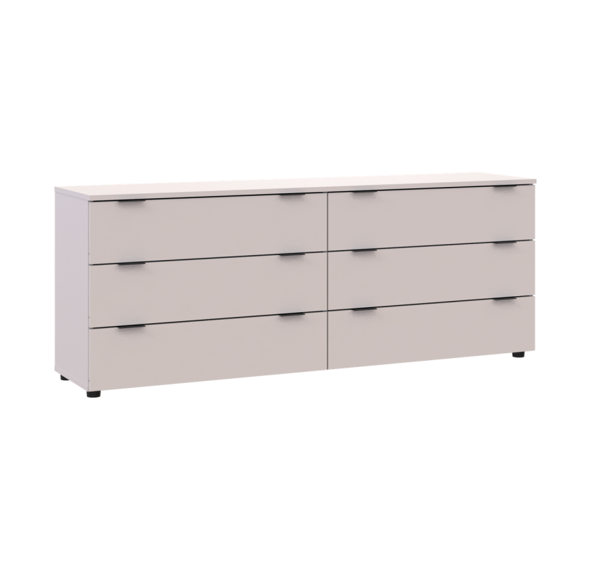 Комод Doros Рон 9 Кашемір 6 Шухлядок 160х38х62 (41516174)
