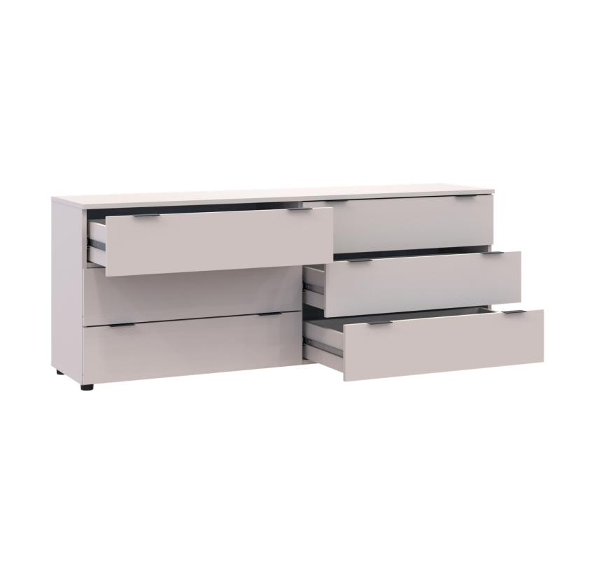Комод Doros Рон 9 Кашемір 6 Шухлядок 160х38х62 (41516174)