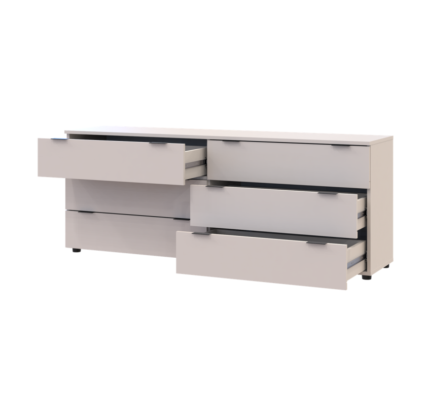 Комод Doros Рон 9 Кашемір 6 Шухлядок 160х38х62 (41516174)