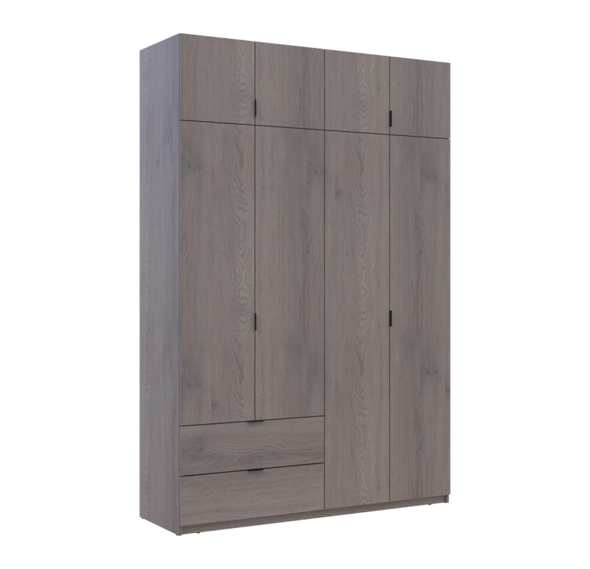 Распашной Шкаф для одежды Doros Лукас Канноло/Канноло 160х50х240 (44900366)