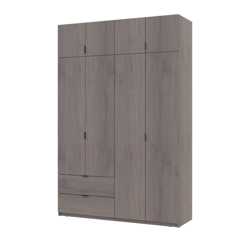 Распашный Шкаф для одежды Doros Лукас Канноло/Канноло 160х50х240 (44900366)