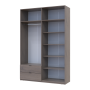Распашной Шкаф для одежды Doros Лукас Канноло/Канноло 160х50х240 (44900366)