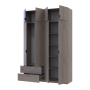Распашной Шкаф для одежды Doros Лукас Канноло/Канноло 160х50х240 (44900366)