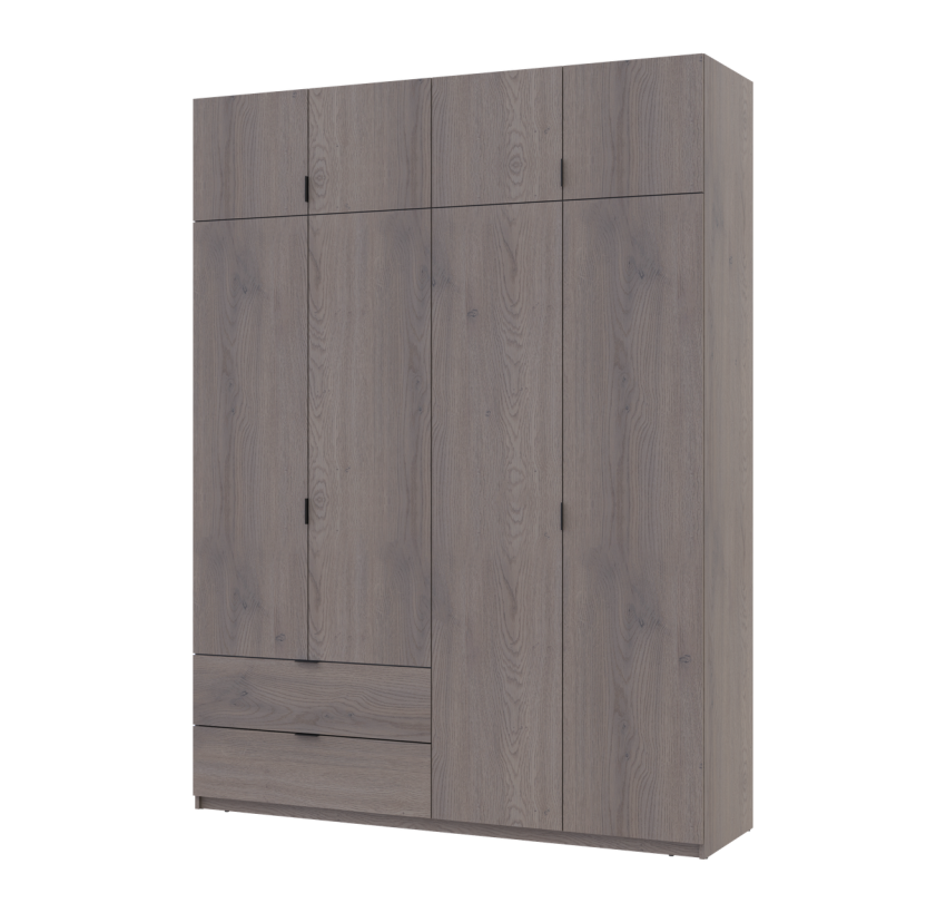Розпашна Шафа для одягу Doros Лукас Канноло/Канноло 180х50х240 (44900367)