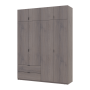 Розпашна Шафа для одягу Doros Лукас Канноло/Канноло 180х50х240 (44900367)