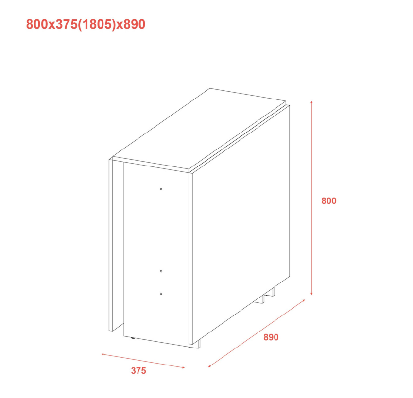 Столовый стол Doros Торонто Сосна Натти 180х89х80 (41516124)