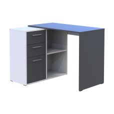 Офисный стол Doros T8 Белый/Графит 100х83х75 (41516125)