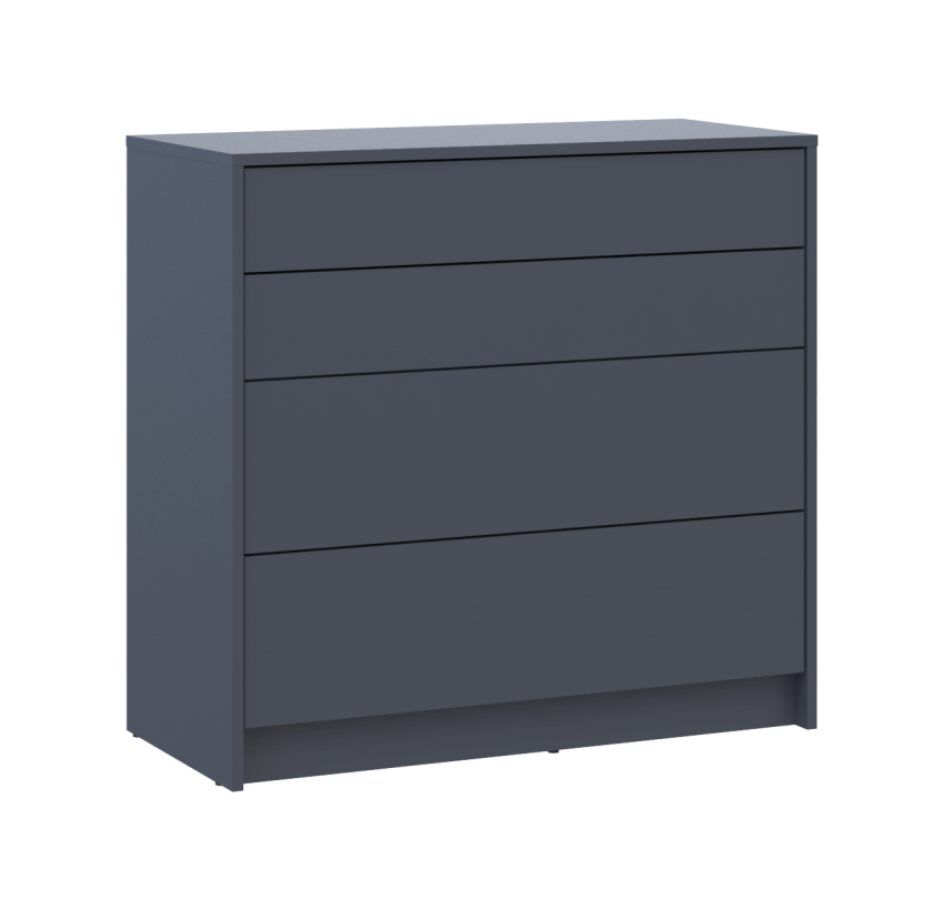 Комод Doros Дейл Графит 4Ш 90х41х85 (41516236)