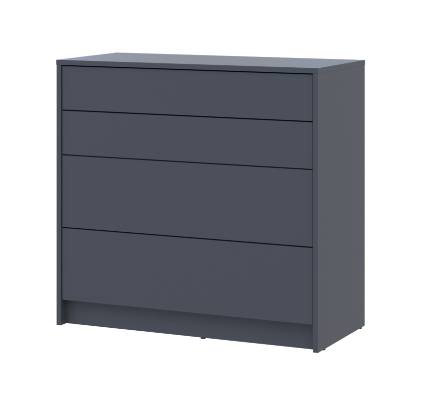 Комод Doros Дейл Графит 4Ш 90х41х85 (41516236)