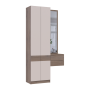 Прихожая Doros Сола 1+2 Канноло/Кашемир ДСП/зеркало 105х40х215 (42005232)
