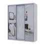 Шкаф купе Doros Сити Лайт Сосна Натти 1 ДСП / 2 зеркала 225х60х225 (80736528)