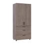 Шкаф для одежды Doros Торн Кремона Канноло 2 ДСП/3Ш (штанга) 90х51.6х200 (44900429)