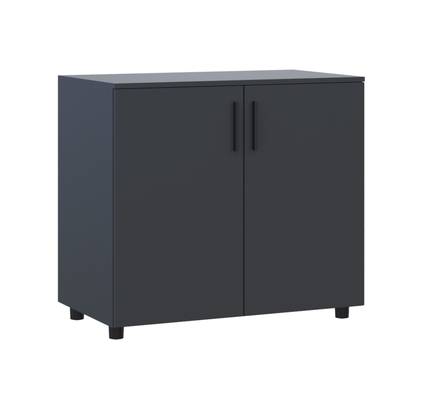 Комод Doros Торн Антрацит 2 ДСП 90х51.6х80 (41510149)