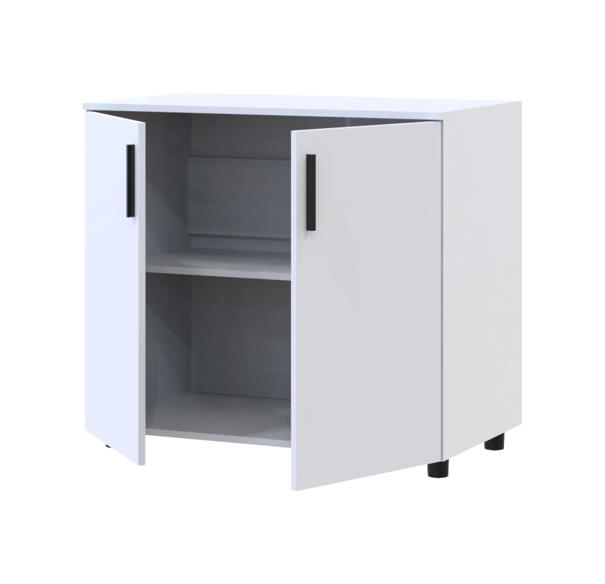 Комод Doros Торн Белый 2 ДСП 90х51,6х80 (41510145)