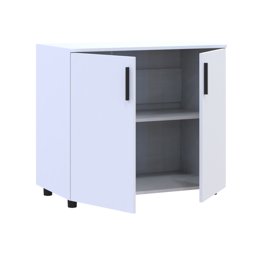 Комод Doros Торн Белый 2 ДСП 90х51,6х80 (41510145)