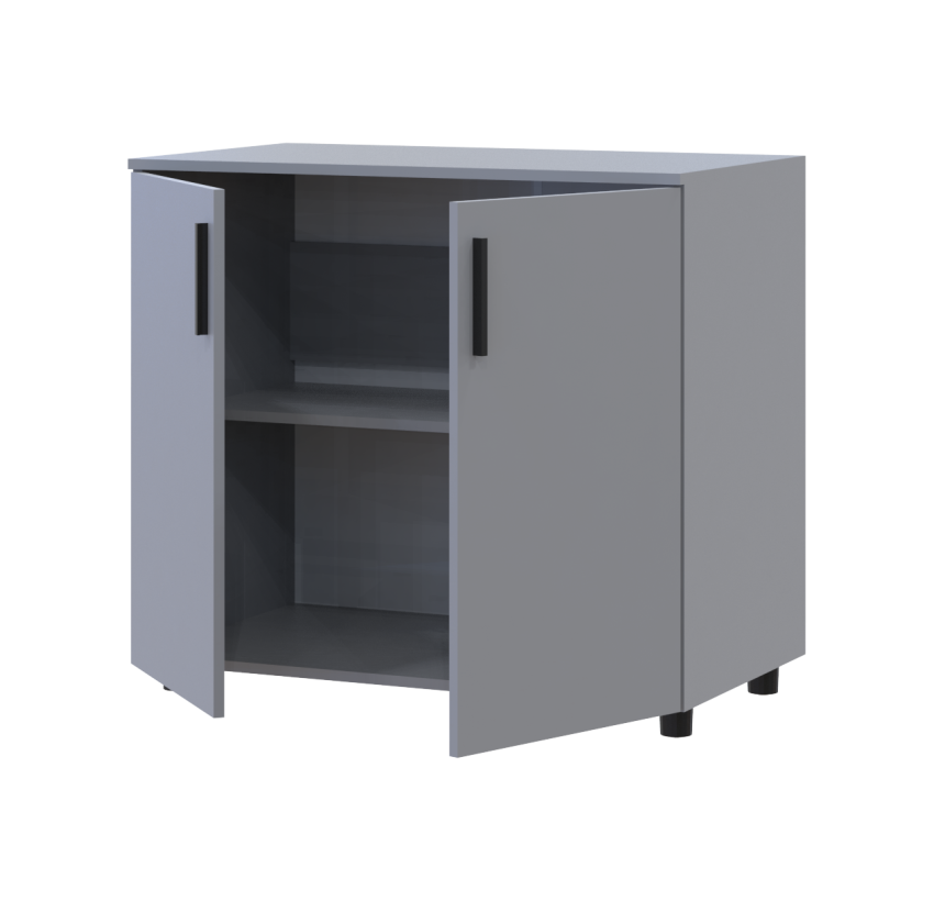 Комод Doros Торн Серый 2 ДСП 90х51,6х80 (41510147)
