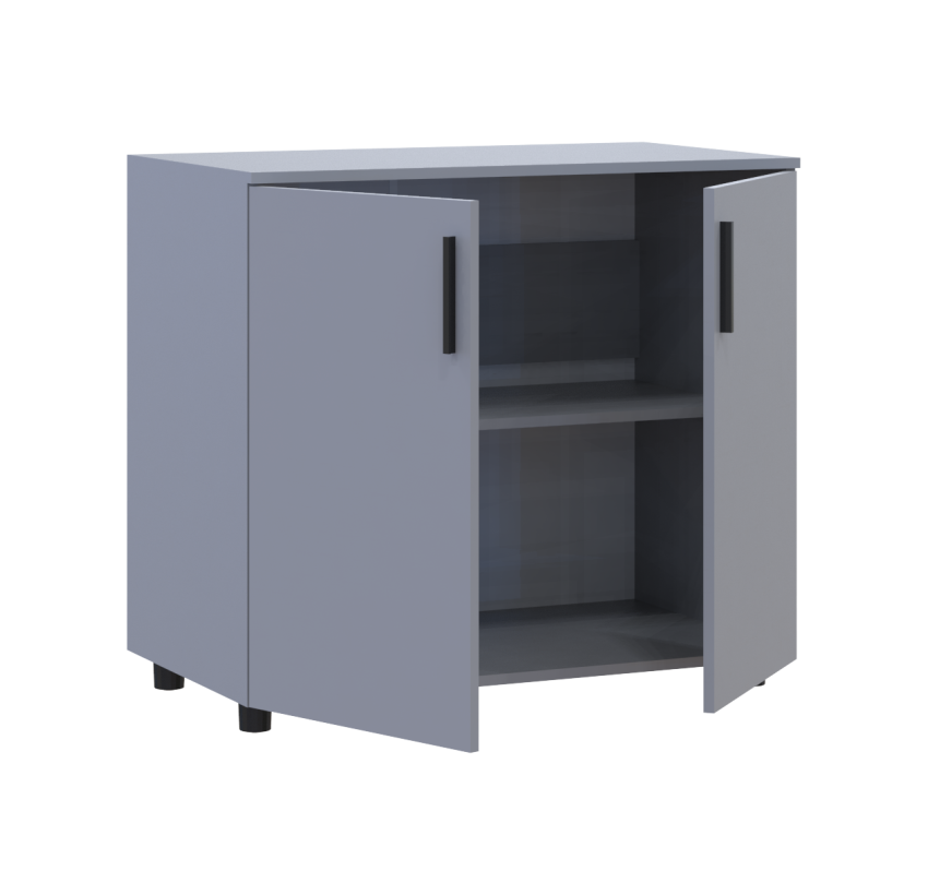 Комод Doros Торн Серый 2 ДСП 90х51,6х80 (41510147)