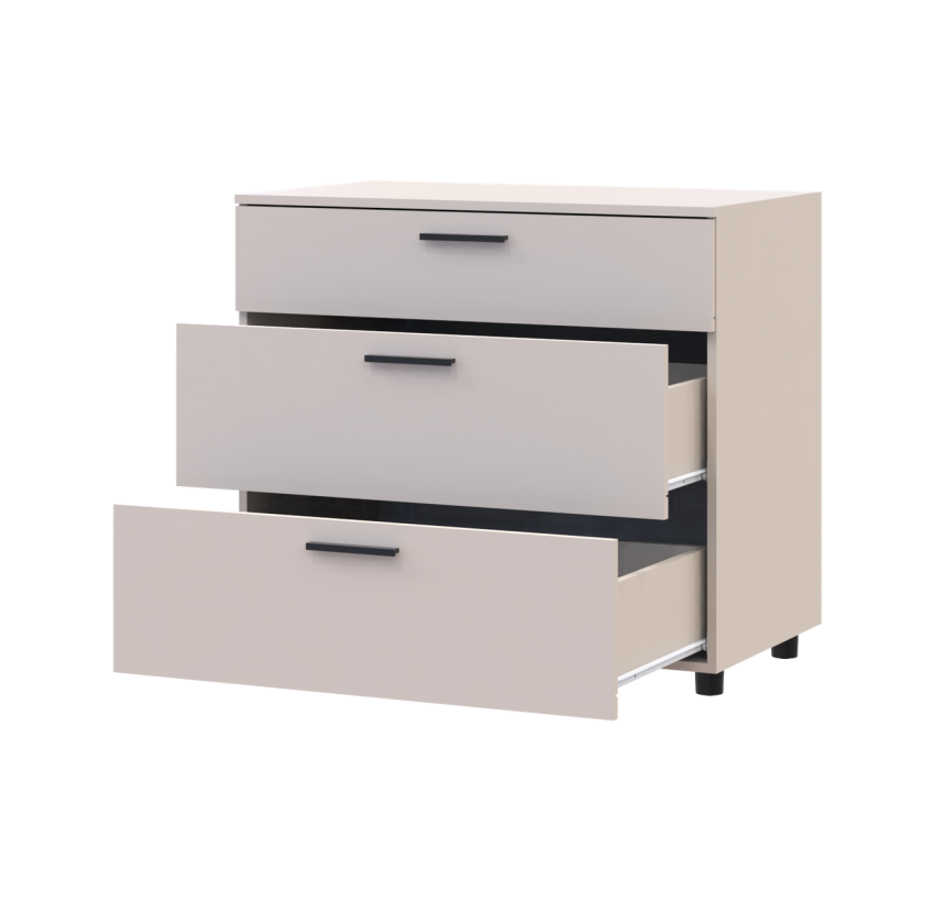 Комод Doros Торн Кашемир 3Ш 90х51,6х80 (41510163)