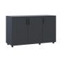 Комод Doros Торн Антрацит 3 ДСП 135×51,6×80 (41510173)