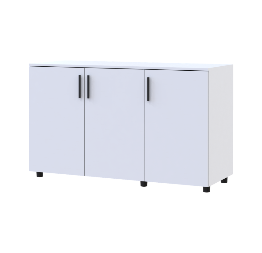 Комод Doros Торн Белый 3 ДСП 135х51,6х80 (41510169)