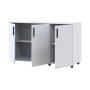 Комод Doros Торн Белый 3 ДСП 135х51,6х80 (41510169)
