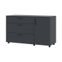Комод Doros Торн Антрацит 3Ш/1Д 135х51.6х80 (41510185)