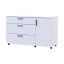 Комод Doros Торн Білий 3Ш/1Д 135х51.6х80 (41510181)