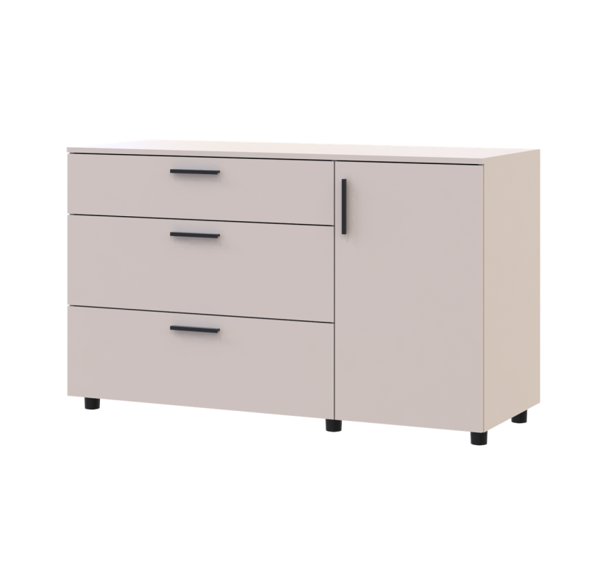 Комод Doros Торн Кашемир 3Ш/1Д 135х51,6х80 (41510187)
