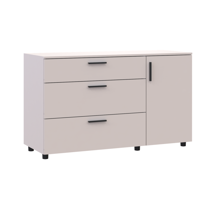 Комод Doros Торн Кашемир 3Ш/1Д 135х51,6х80 (41510187)