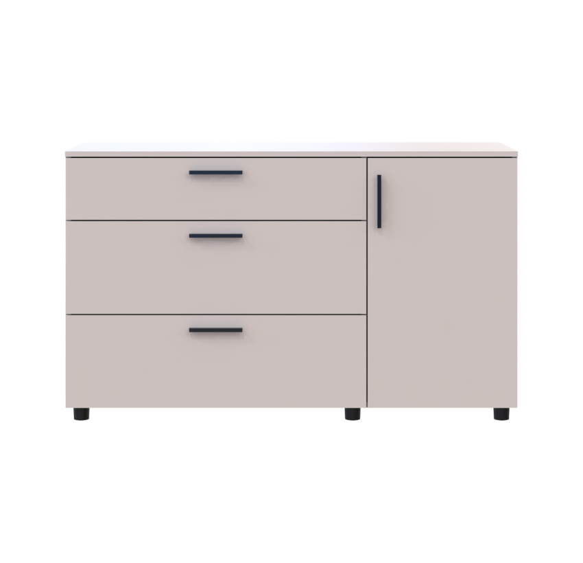 Комод Doros Торн Кашемир 3Ш/1Д 135х51,6х80 (41510187)