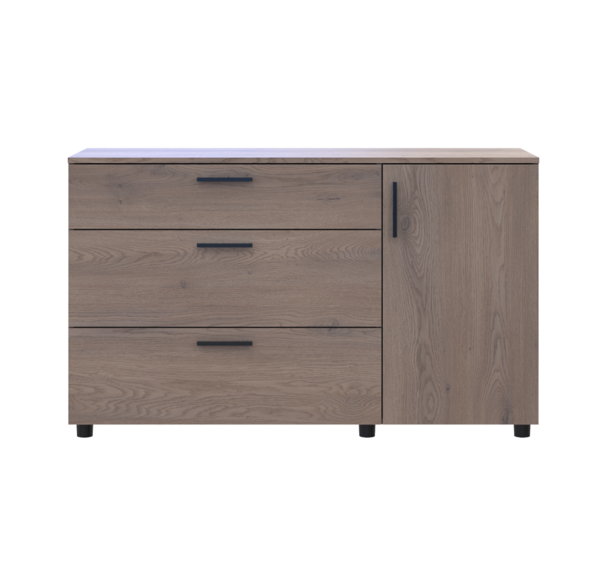 Комод Doros Торн Кремона Канноло 3Ш/1Д 135х51,6х80 (41510177)