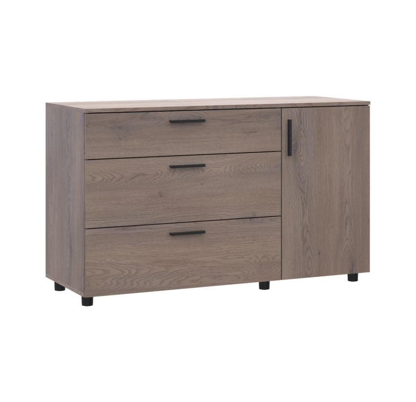Комод Doros Торн Кремона Канноло 3Ш/1Д 135х51,6х80 (41510177)