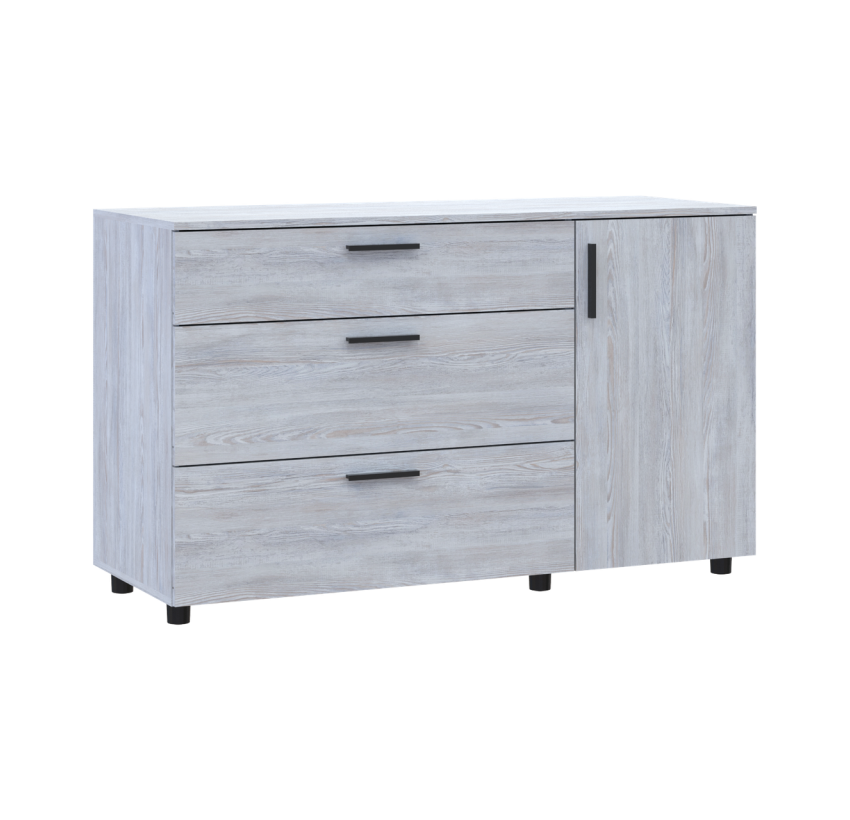 Комод Doros Торн Сосна Натти 3Ш/1Д 135х51.6х80 (41510179)