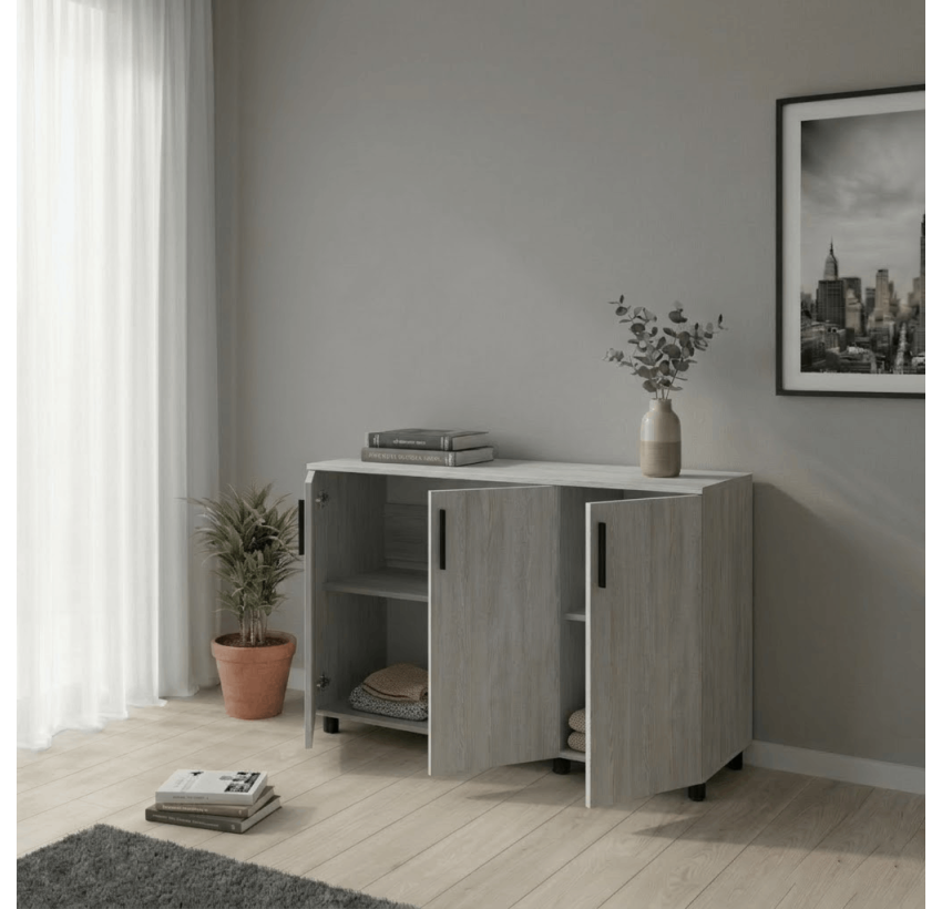 Комод Doros Торн Сосна Натти 3 ДСП 135х51,6х80 (41510167)