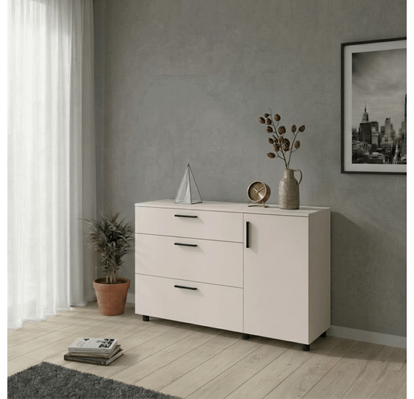Комод Doros Торн Кашемир 3Ш/1Д 135х51,6х80 (41510187)