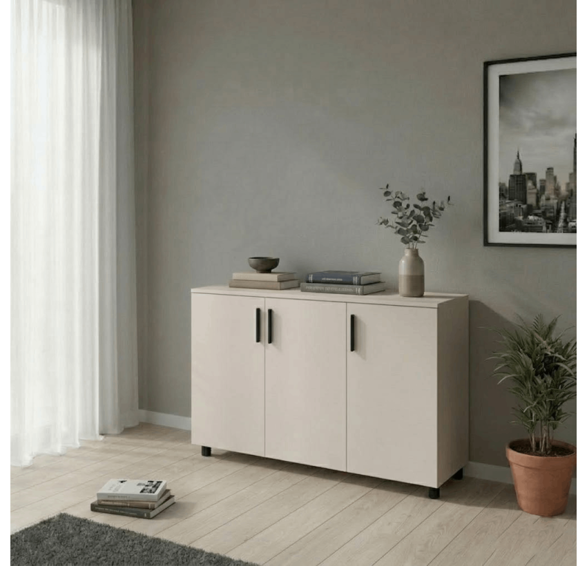 Комод Doros Торн Кашемир 3 ДСП 135х51,6х80 (41510175)