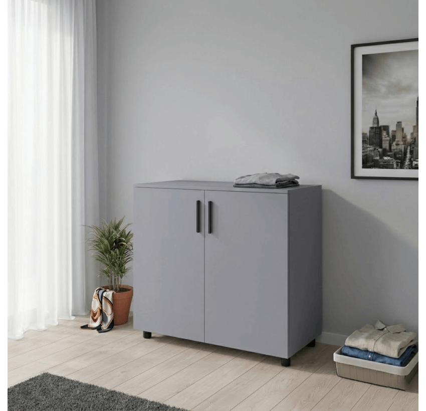 Комод Doros Торн Сірий 2 ДСП 90х51.6х80 (41510147)