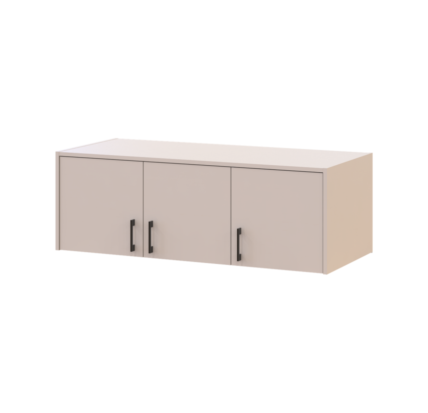Антресоль Doros Ронди Кашемир 3 ДСП 121х52х41 (80738476)