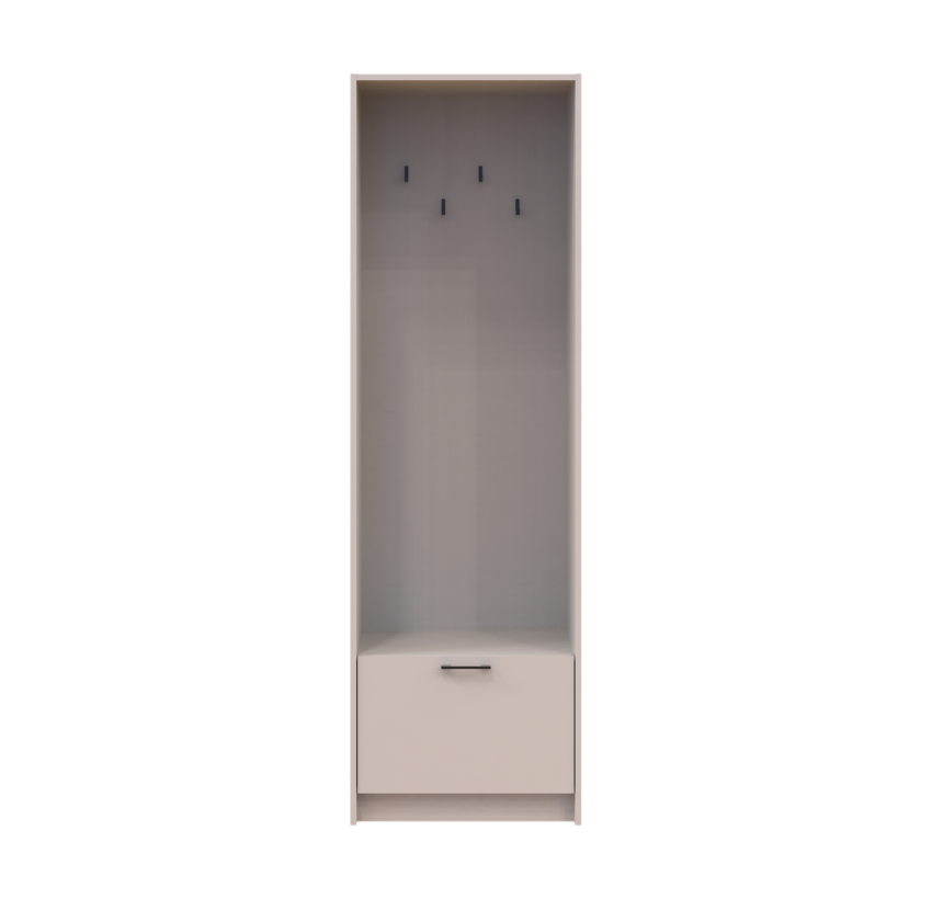 Пенал-вешалка Doros Ронди Кашемир 60х52х195 (41516306)